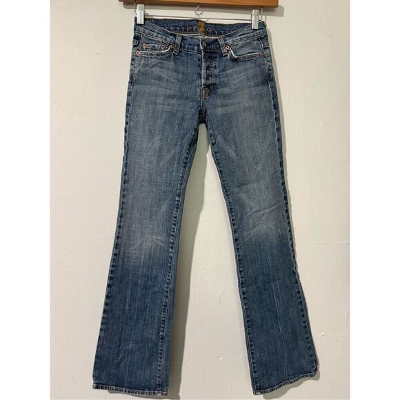 7 for all Mankind Boy cut button fly jeans 27 - Picture 1 of 8